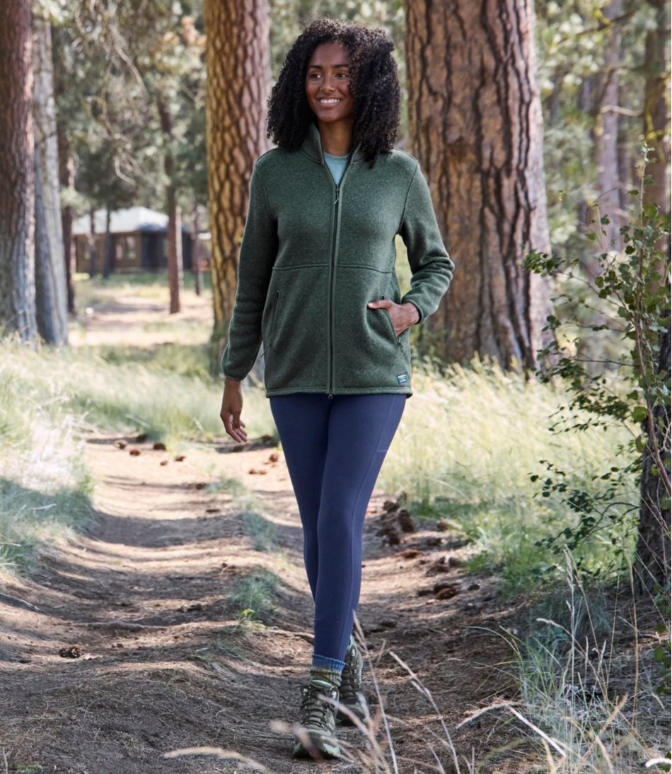 Women's Bean's Sweater Fleece Full-Zip Coat - Image 8