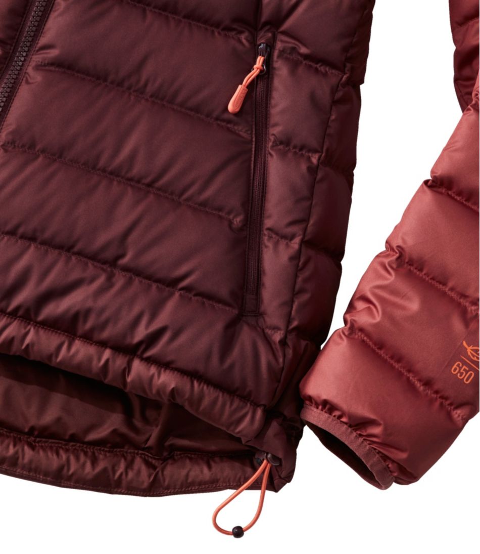 Women's Bean's Down Hooded Jacket, Colorblock - Image 8