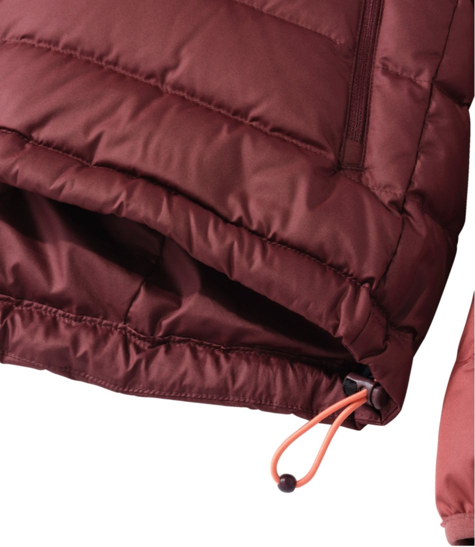 Women's Bean's Down Hooded Jacket, Colorblock - Image 9