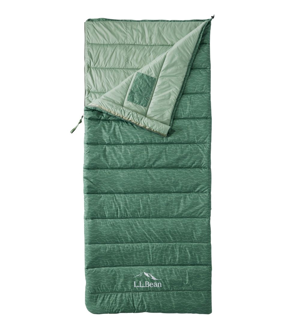 Adults' L.L.Bean Puffer Sleeping Bag, 40?? Print