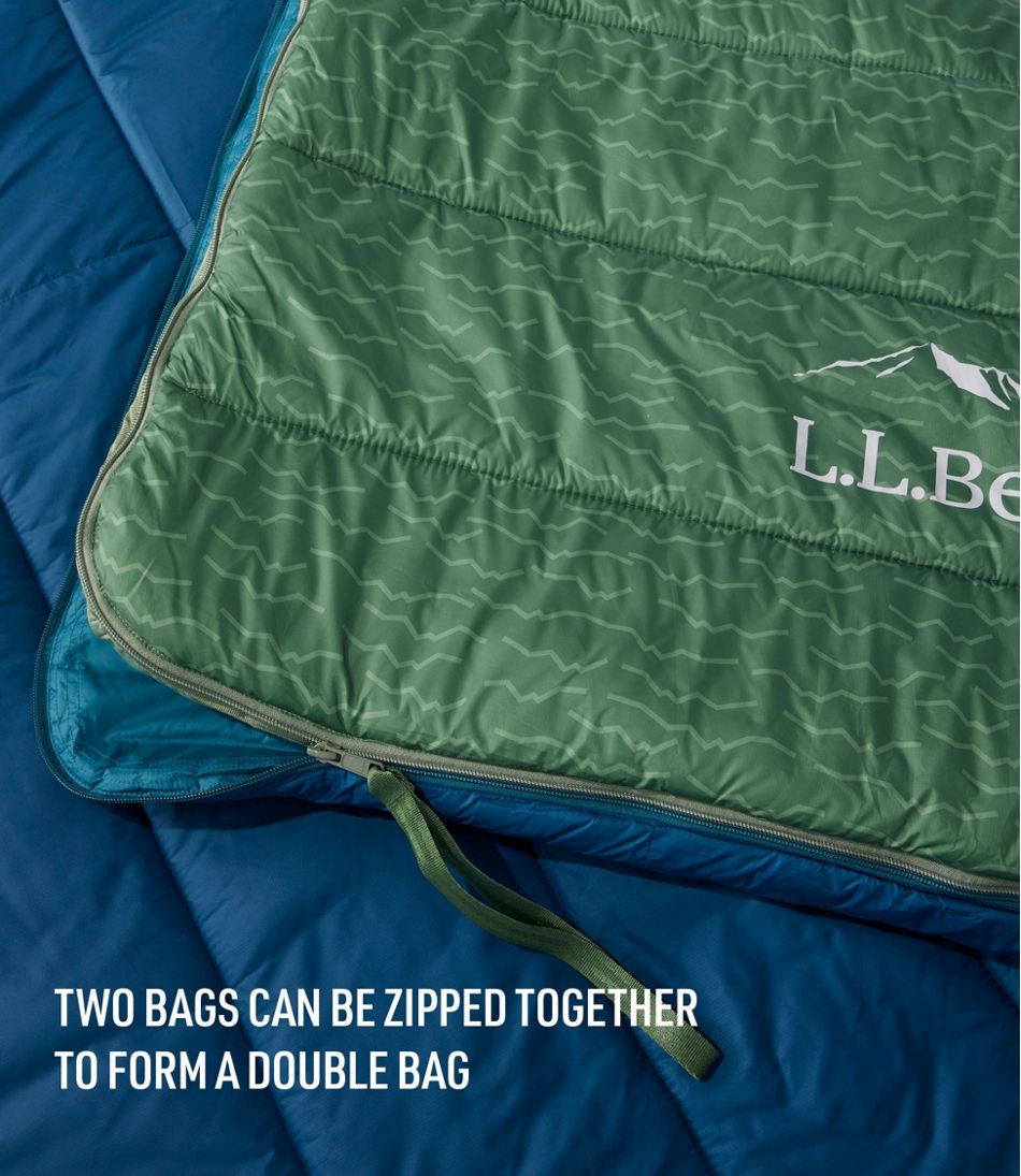 Adults' L.L.Bean Puffer Sleeping Bag, 40?? Print - Image 6