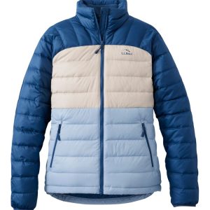 Women's Bean's Down Jacket, Colorblock