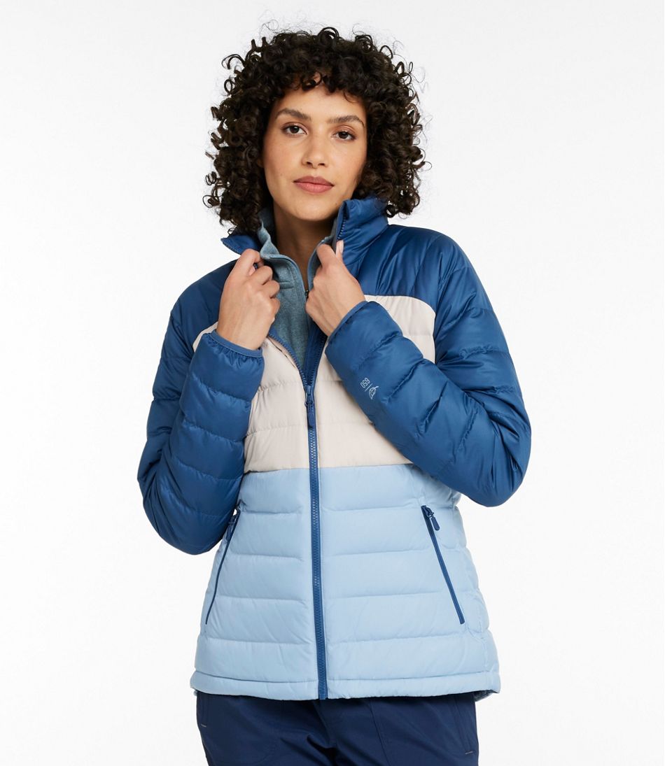 Women's Bean's Down Jacket, Colorblock - Image 2