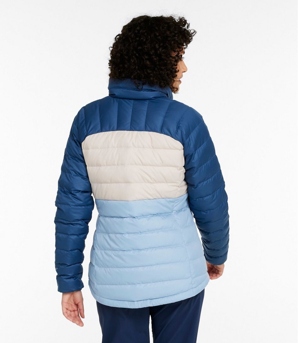 Women's Bean's Down Jacket, Colorblock - Image 3