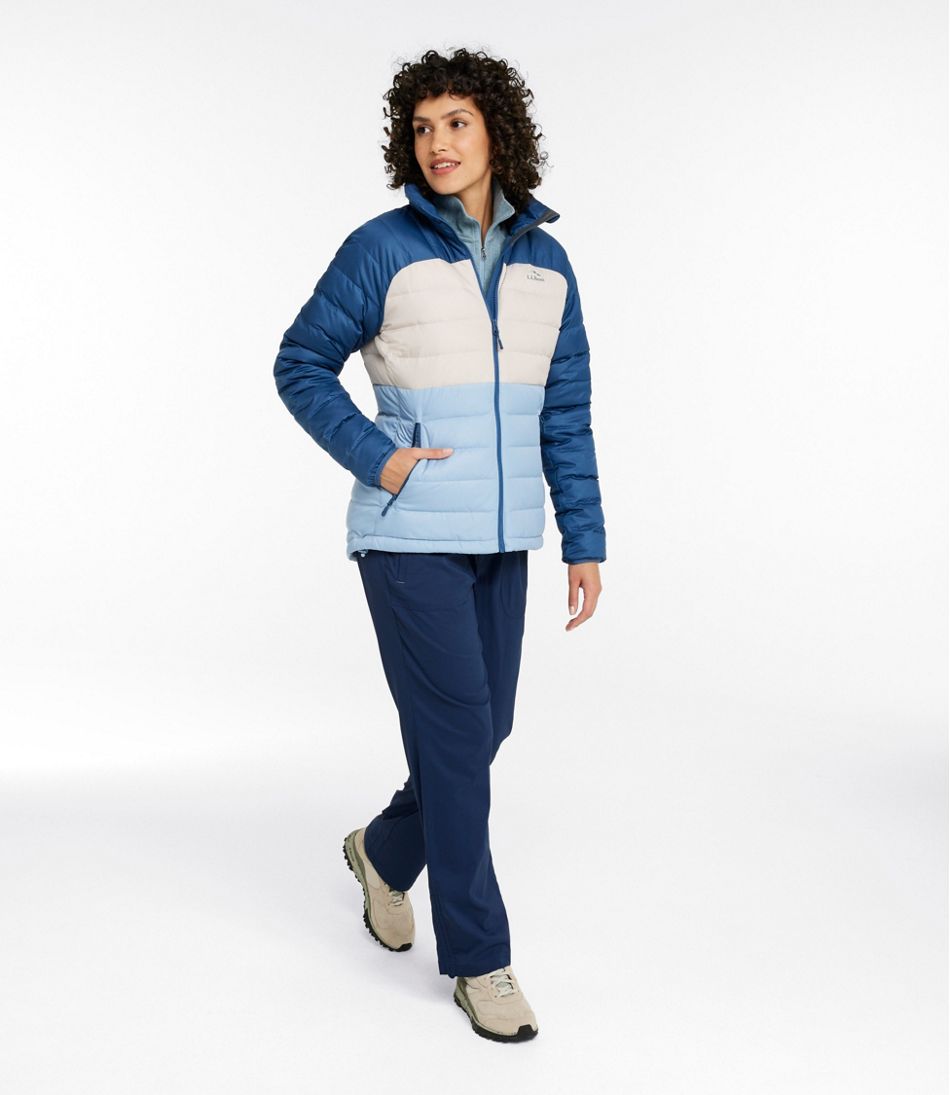 Women's Bean's Down Jacket, Colorblock - Image 4