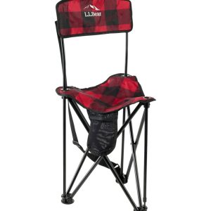 L.L.Bean Access Camp Chair Tripod, Plaid