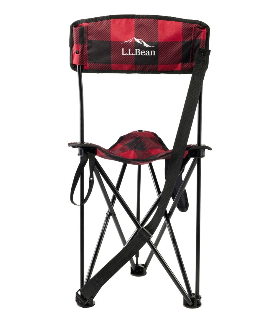 L.L.Bean Access Camp Chair Tripod, Plaid - Image 2