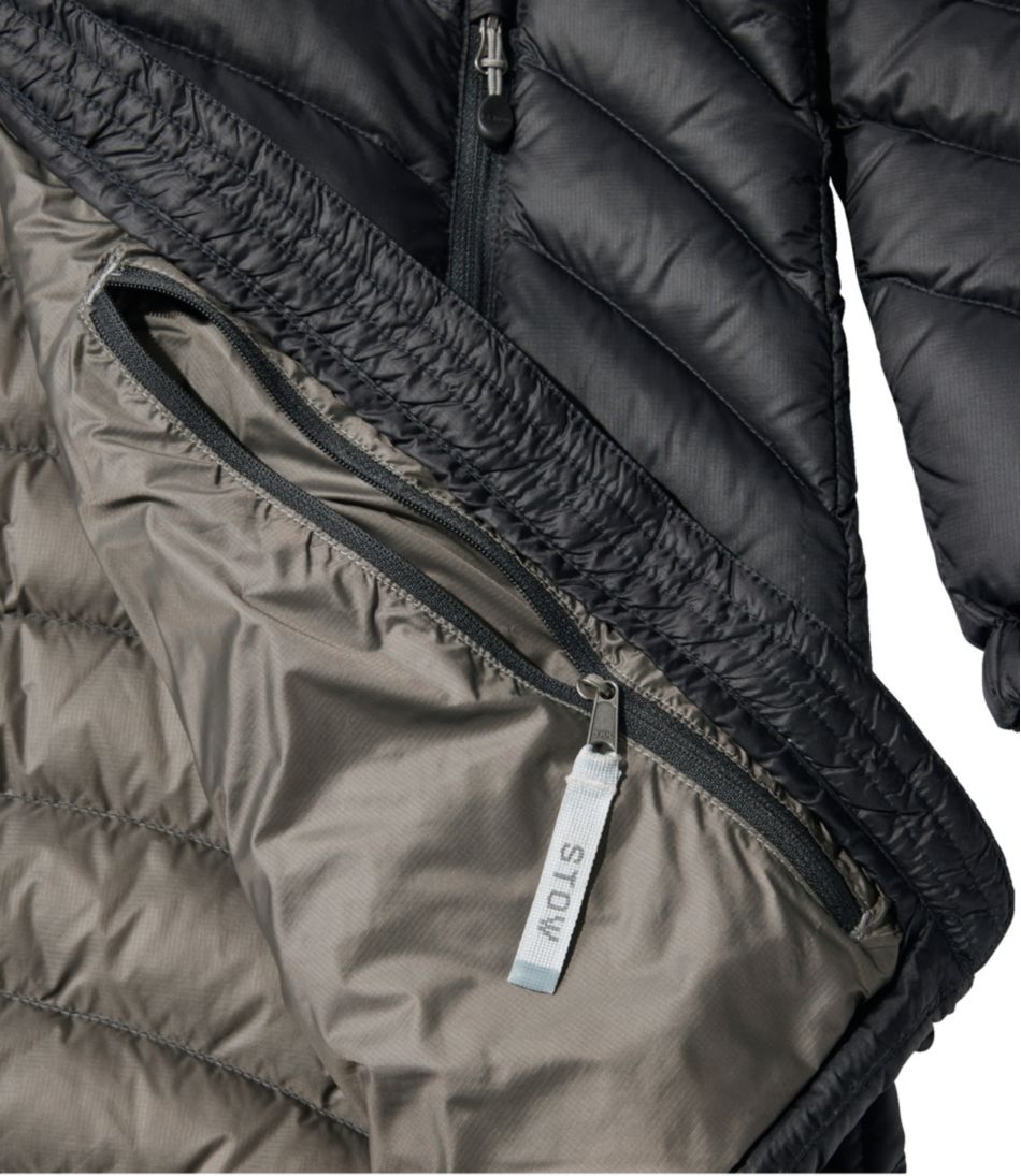 Women's Ultralight 850 Down Hooded Coat, Three-Quarter Length - Image 9